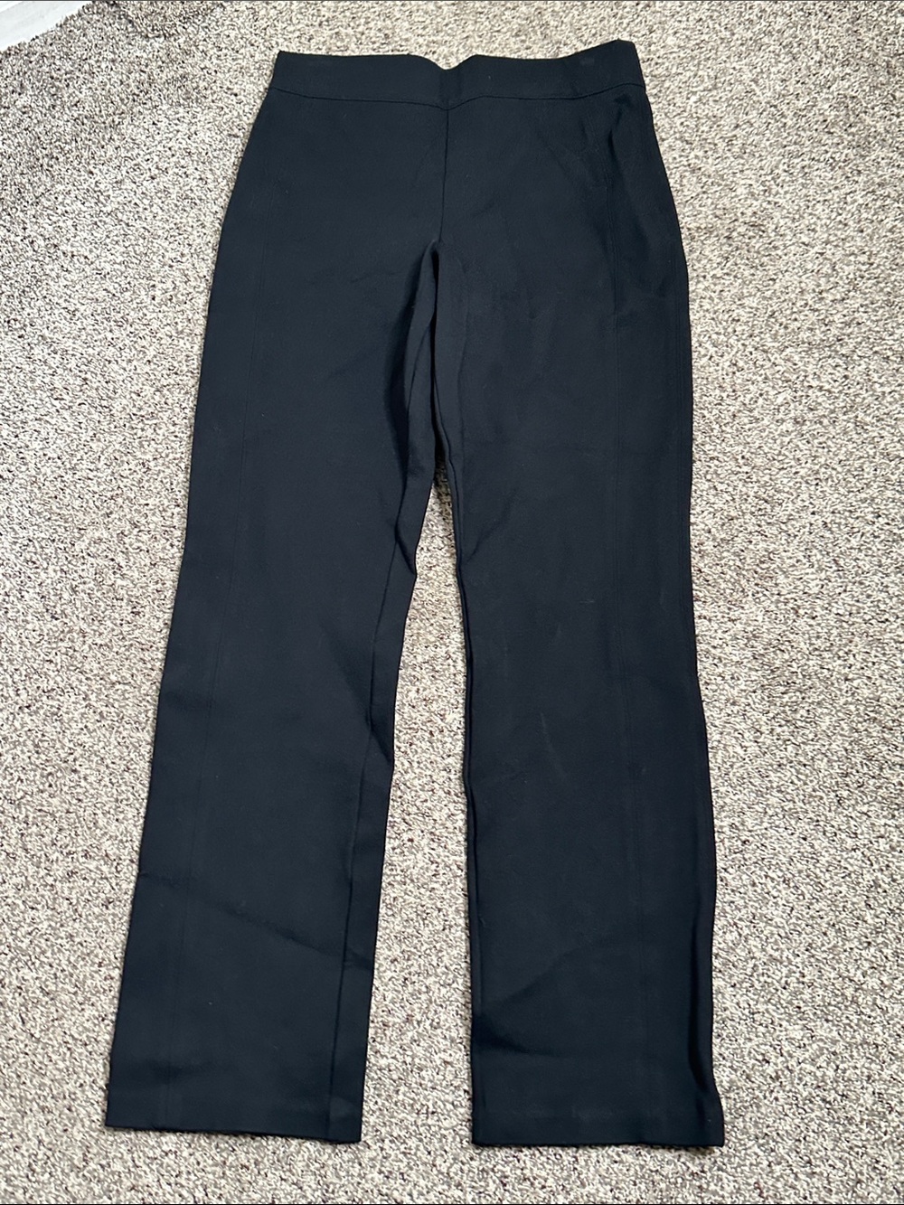 Spanx high waisted pull on Black Dress Pants - Classic Straight Fit size medium
